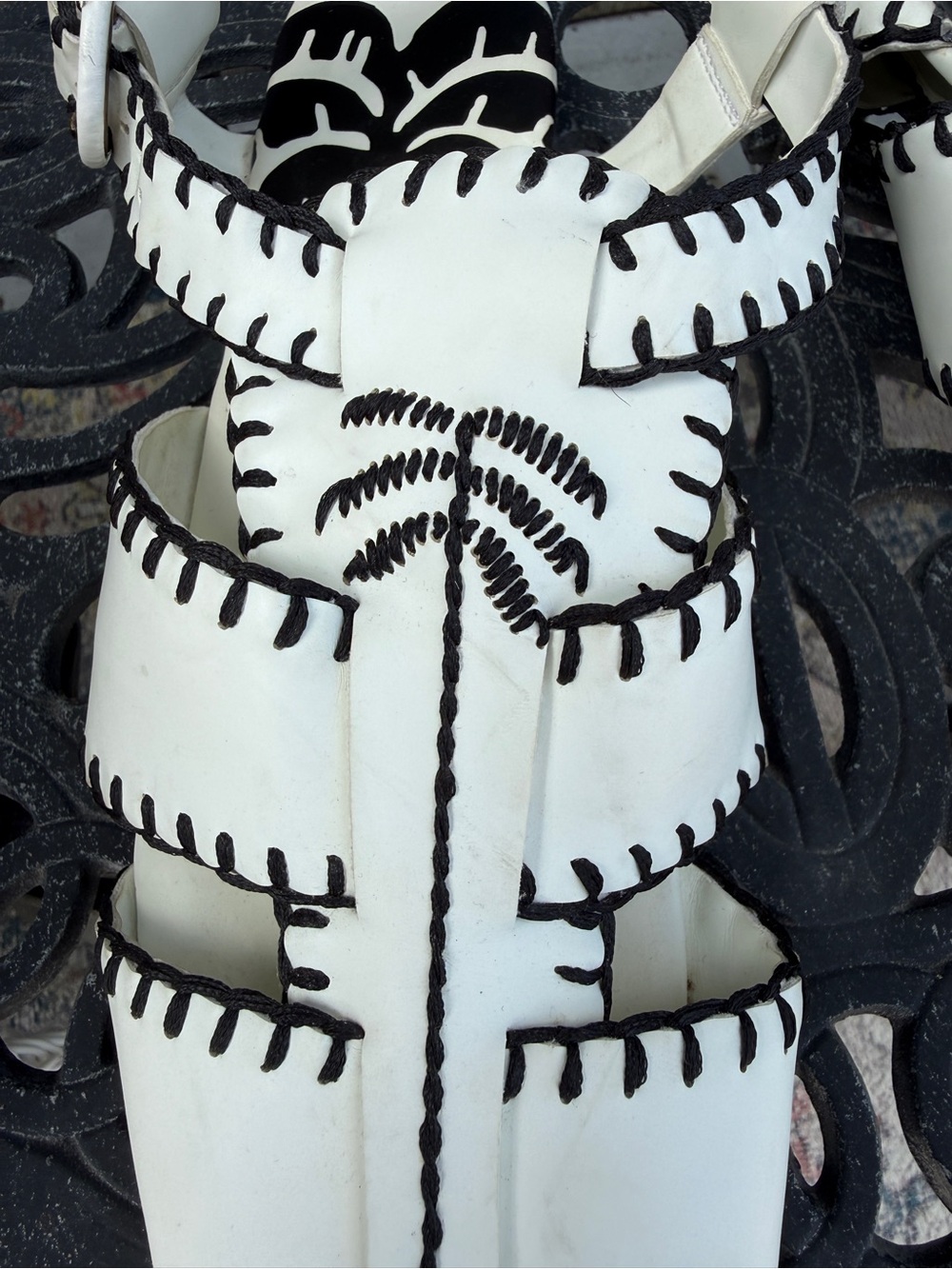 FARM RIO Whipstitch Palm Tree Sandals size 9 - Picture 9 of 9